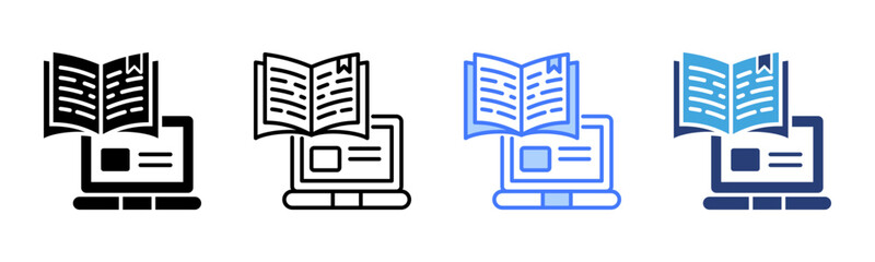Poster - Adaptive Learning icon sheet multiple style collection