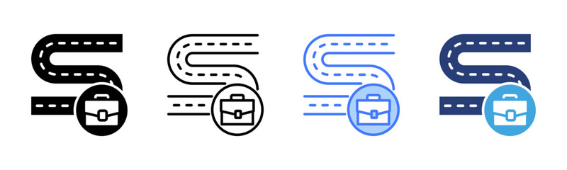 Poster - Career Path icon sheet multiple style collection