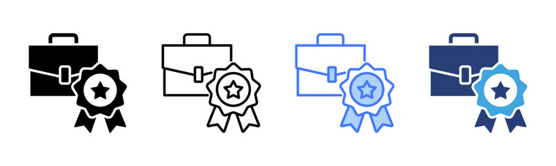 Poster - Work Quality icon sheet multiple style collection