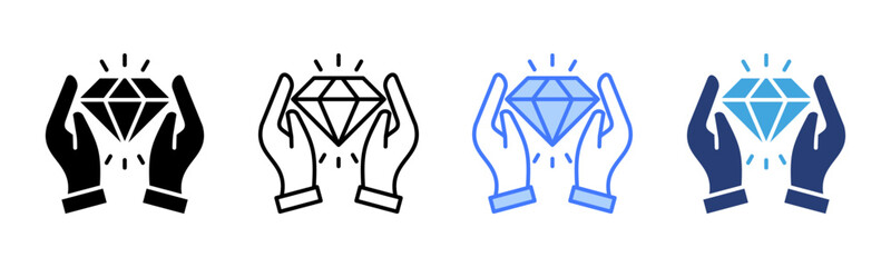 Poster - Value icon sheet multiple style collection