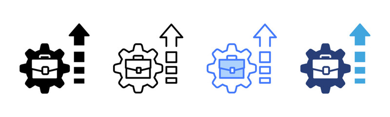 Poster - Development icon sheet multiple style collection