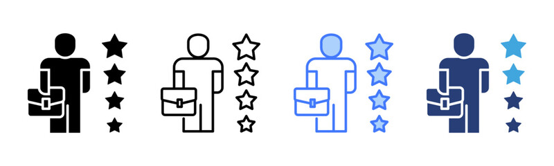 Poster - Skills icon sheet multiple style collection