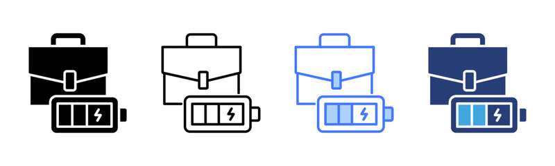 Poster - Energize icon sheet multiple style collection