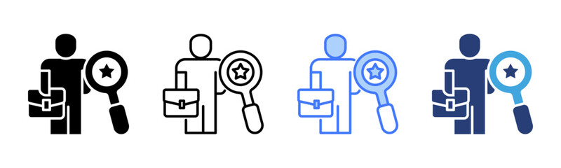 Poster - Evaluation  icon sheet multiple style collection
