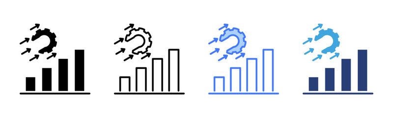 Poster - Evolution icon sheet multiple style collection