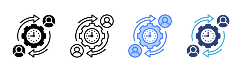 Poster - Shift icon sheet multiple style collection