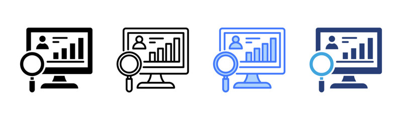 Poster - Audit icon sheet multiple style collection