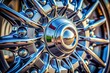 © sanom - Silver Car Wheel Hubcap Macro Photography