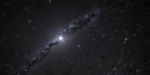 Wall Mural - twinkling stars scattered across a deep black galaxy , deep sky, constellations, night photography