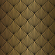 © Neko funny - Golden art deco pattern radiates elegance with geometric symmetry and opulent style