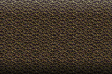 Poster - Golden geometric cubism cascades down a dark canvas a maze of gilded patterns