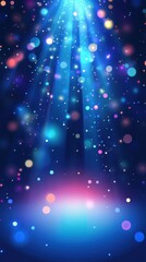 Poster - PNG A vector glowing light effect lights illustration background.