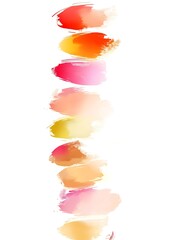 Poster - Abstract Colorful Swatch Vertical Arrangement