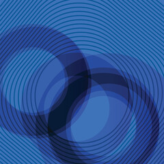 Fototapete - Abstract blue shapes texture background, Blue pattern background