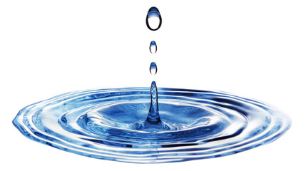 Poster - Captivating Water Drop Collision: A Study in Motion and Reflection