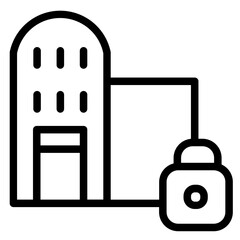 Poster - Access Corporate Vpn Line Icon
