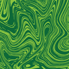 Poster - Emerald swirls and ripples a forests liquid dream