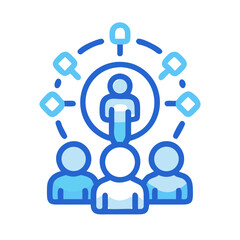 Poster - Leadership, Influence, and Teamwork: An Illustration of Collaboration and Networking.