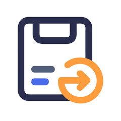 Poster - Import File or Data Symbol: Modern Icon for Integration and Transfer