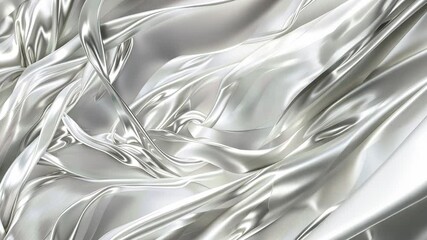Poster - Textiles glide and twist gracefully, showcasing a beautiful interplay of light and shadow in a stunning fabric display