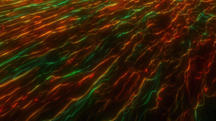 Poster - radiant golden electric streams flow fluidly, exuding a warm, futuristic energy of luxury power or t