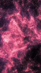 Poster - abstract glowing pink plasma texture with dynamic, molten-like swirls and deep contrasting shadows, 