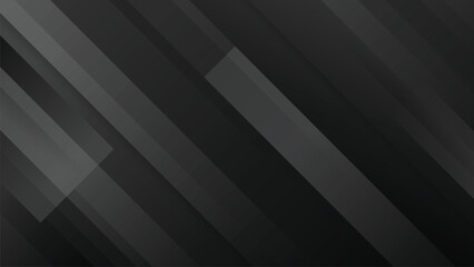 Poster - black square background abstract shape business futuristic style vector design