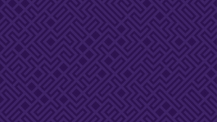 Poster - Intricate maze of purple abstract and geometric