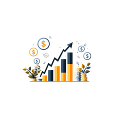 Poster - detailed financial growth analysis and strategic investment planning for business success and sustai