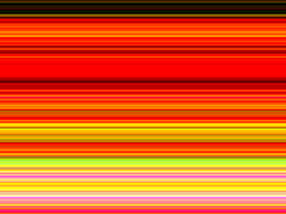 Poster - Vibrant Horizontal Lines Abstract Art: A Symphony of Red, Yellow, and Orange Hues