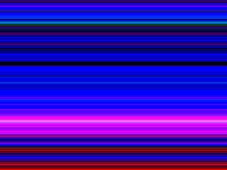 Poster - Abstract Vibrant Horizontal Lines Digital Art