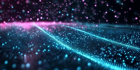 Conceptual Visualization of Big Data in a Futuristic Style 