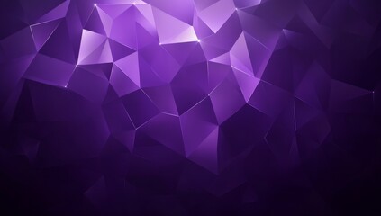 Poster - Abstract purple polygonal background