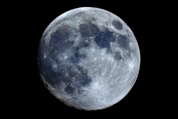 Wall Mural - detailed full moon image