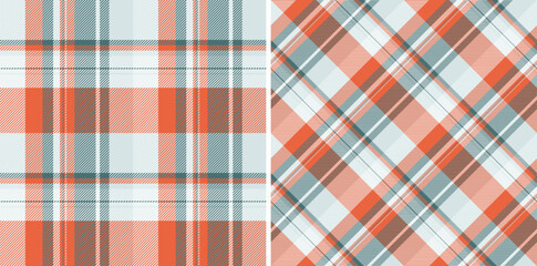 Poster - elegant tartan patterns. two seamless plaid textures, creating stylish backgrounds. perfect for fabr