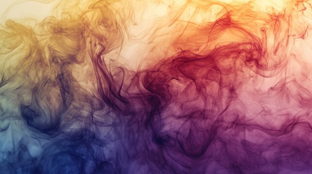 Color haze folds gently on a soft moving background
