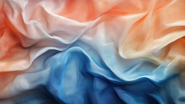 Folding color haze element on a soft motion backdrop