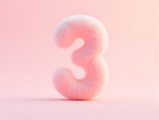 Poster - 3d rendering digital font big sale event countdown concept element