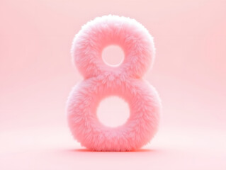 Poster - 3d rendering digital font big sale event countdown concept element