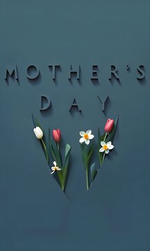 Mothers day card paper