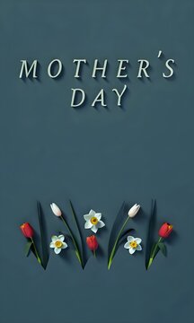 Mothers day card paper