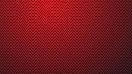 Poster - A repeating chevron pattern in shades of red subtly lit for depth