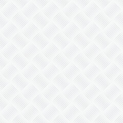 Poster - Woven white surface with curved lines creating a textured rhythmic and subtly dimensional pattern