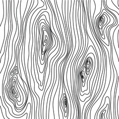Poster - Abstract wood grain texture swirling lines form knotty pattern