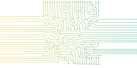 Poster - Circuit technology background. 