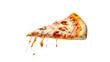 © Shakhayat - Floating slices of pizza isolated on a transparent background