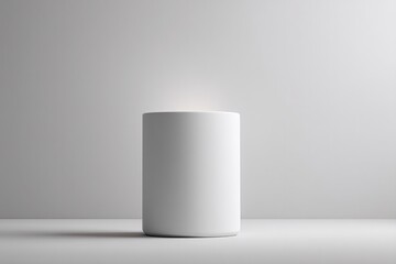 Poster - empty podium for food with minimalistic setup