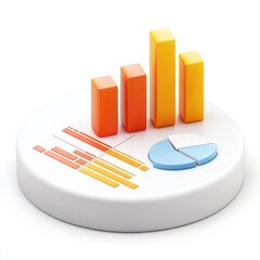 Poster - Multi-faceted data visualization on a circular platform.