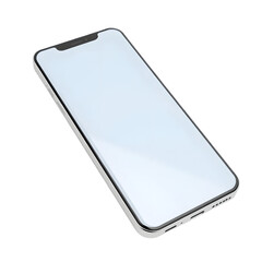 Poster - Sleek Modern Smartphone, A 3d Render Isolated On White, Ideal For App Presentation. Its A Design Element, For Websites. Communication Innovation, Depicted Simply. A Tool For Connection, Available Now