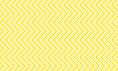 Poster - Zigzag of sunny yellow and white in a vibrant eyecatching pattern